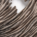Panel decorativo de madera de suar de aire étnico – detalle