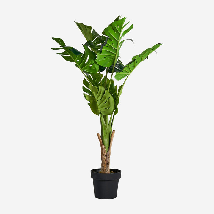 Planta artificial de poliéster en color verde 44 x 128 cm
