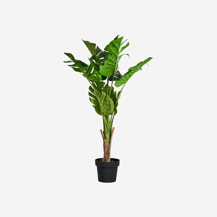 Planta artificial de poliéster en color verde 44 x 128 cm