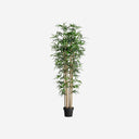 Planta artificial de poliéster en color verde 50 x 180 cm