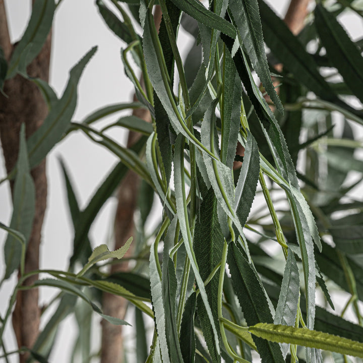 Planta artificial de poliéster y polietileno en color verde 120 x 220 cm – detalle