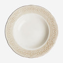 Plato de cerámica en color blanco (pack de 6) – 23 x 23 x 4 cm