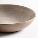 Plato de porcelana en color beige 23 x 5 cm (pack de 6) – detalle