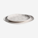 Plato de porcelana en color blanco roto (pack de 6)