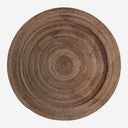 Plato decorativo de pared de ratán en tonos marrones 100 x 3 cm