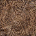 Plato decorativo de pared de ratán en tonos marrones 100 x 3 cm – detalle