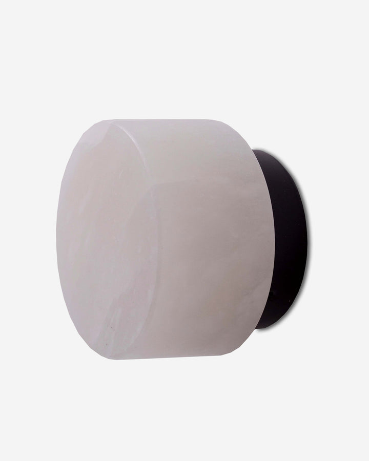 Lámpara Rock de Pared 9 IP20 - Base negra y pantalla de alabastro, foto de producto