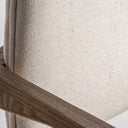 Silla 56 x 60 x 80 cm – Diseño 2 / Beige / Lino y algodón – detalle
