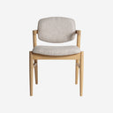 Silla 56 x 60 x 80 cm – Diseño 3 / Beige / Lino y algodón