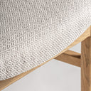Silla 56 x 60 x 80 cm – Diseño 3 / Beige / Lino y algodón – detalle