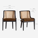 Silla de estilo colonial – medidas