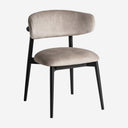 Silla de madera de arce y poliéster – Beige