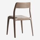 Silla de madera de caucho y poliuretano en color marrón (pack de 2)