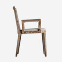 Silla de madera de fresno y lino