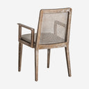 Silla de madera de fresno y lino
