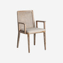 Silla de madera de fresno y lino