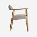 Silla de madera de fresno y poliéster