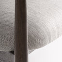 Silla de madera de fresno y poliéster en color marrón 61 x 57 x 78 cm – detalle