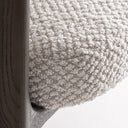 Silla de madera de fresno y poliéster en color marrón 63 x 57 x 75 cm – detalle
