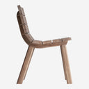 Silla de madera de olmo en color marrón (pack de 2)