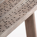 Silla de madera de olmo en color marrón (pack de 2) – detalle
