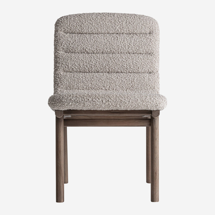 Silla de madera de olmo y poliéster en color marrón claro (pack de 2)