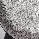 Silla de madera de olmo y poliéster en color negro – detalle