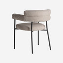 Silla de poliéster y acero inoxidable en color gris (pack de 2)