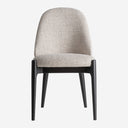 Silla de poliéster y madera de fresno en color beige (pack de 2)