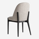 Silla de poliéster y madera de fresno en color beige (pack de 2)