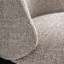 Silla de poliéster y madera de fresno en color beige (pack de 2) – detalle