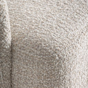 Silla de poliéster y madera de pino en color crema jaspeado – detalle