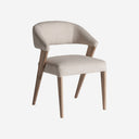 Silla de poliéster y madera de roble 56 x 57 x 80 cm