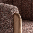 Silla de poliéster y madera de roble 63 x 60 x 77 cm – detalle