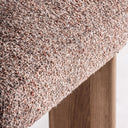 Silla de poliéster y madera de roble 63 x 60 x 77 cm – detalle