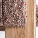 Silla de poliéster y madera de roble 63 x 60 x 77 cm – detalle