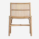 Silla de ratán en color marrón 53 x 56 x 81 cm