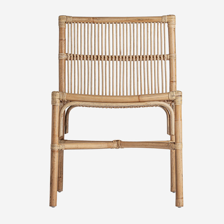 Silla de ratán en color marrón 53 x 56 x 81 cm