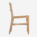 Silla de ratán en color marrón 53 x 56 x 81 cm