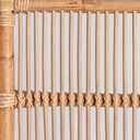 Silla de ratán en color marrón 53 x 56 x 81 cm – detalle