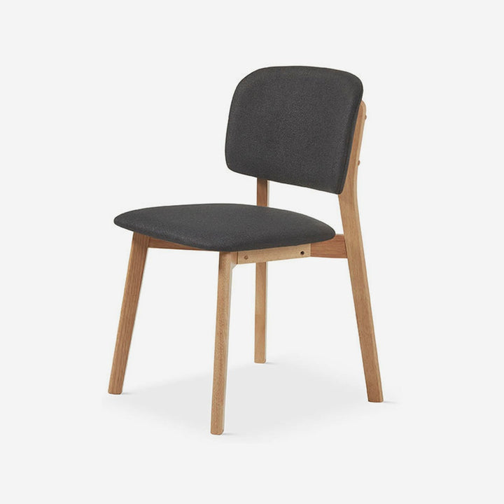 Silla de madera maciza natural