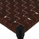 Silla de madera negra, 55 cm en ambiente decorado