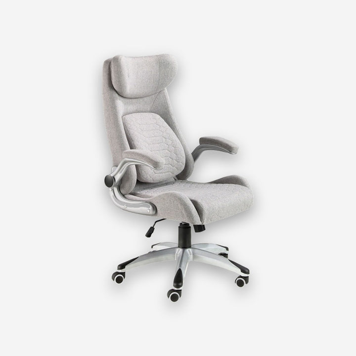 Silla oficina giratoria tela gris - Silla - El Workshop-Gris