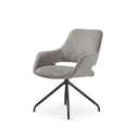Silla tapizada en tela beige, 62 cm, foto de producto (2)