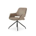 Silla tapizada en tela beige, 62 cm, foto de producto (3)