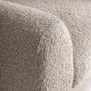 Sillón 95 x 84 x 68 cm – Diseño 2 / Blanco roto jaspeado / Poliéster y acero – detalle