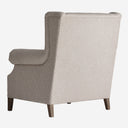 Sillón de madera de fresno y poliéster en color marrón 108 x 93 x 109 cm