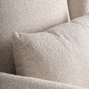 Sillón de madera de fresno y poliéster en color marrón 108 x 93 x 109 cm – detalle