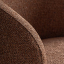 Sillón de madera de fresno y poliéster en color marrón 81 x 72 x 67 cm – detalle