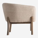 Sillón de madera de mango y algodón en color marrón 73 x 79 x 75 cm